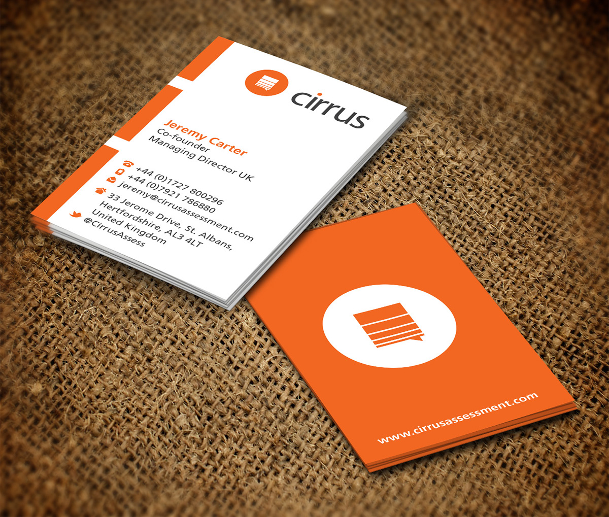 Business Card Design by pecas for Cirrus BV | Design #3229501