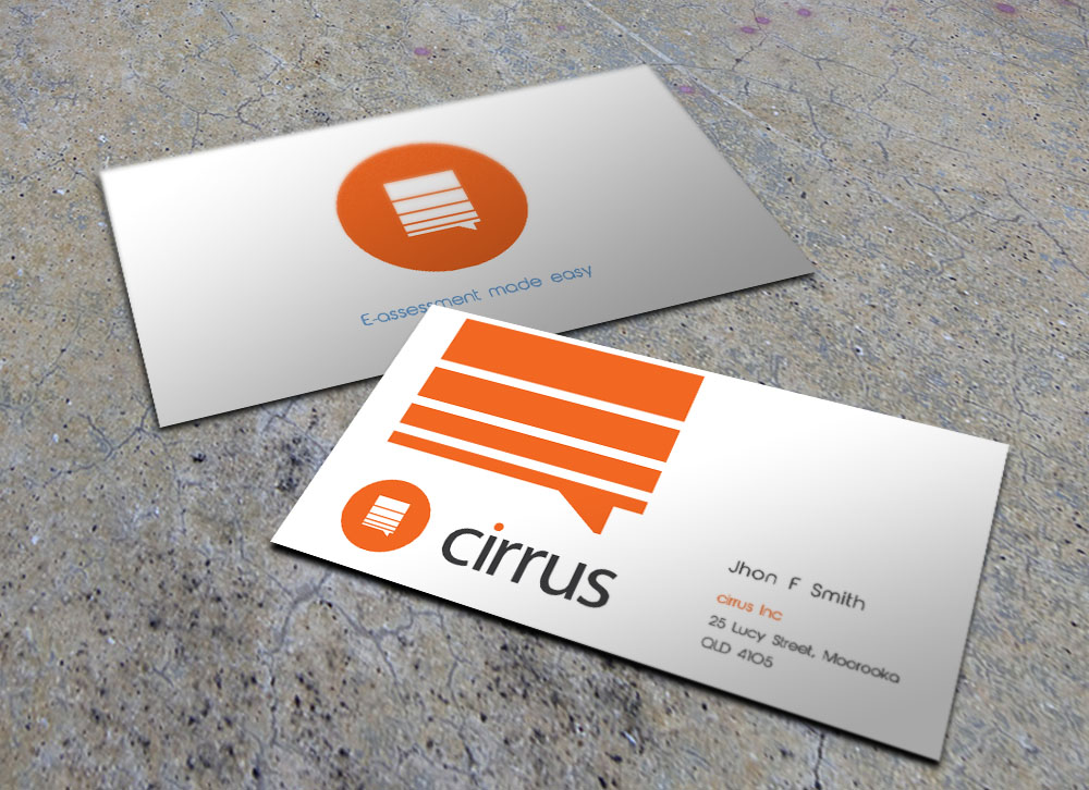 Visitenkarten-Design von Eggo May P für Cirrus BV | Design #3194265