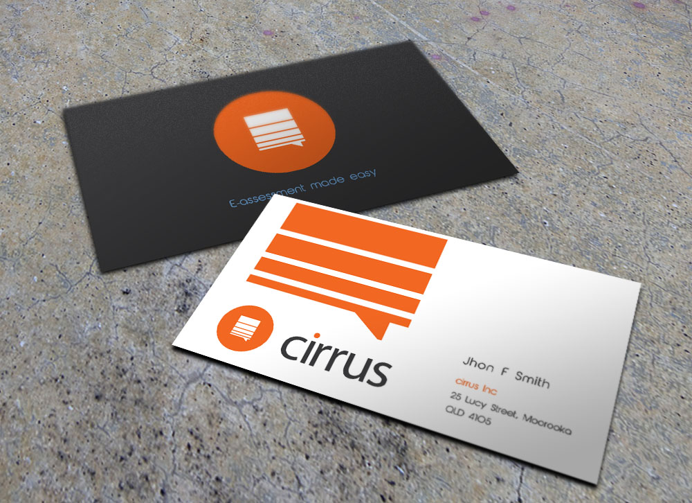 Visitenkarten-Design von Eggo May P für Cirrus BV | Design #3194267