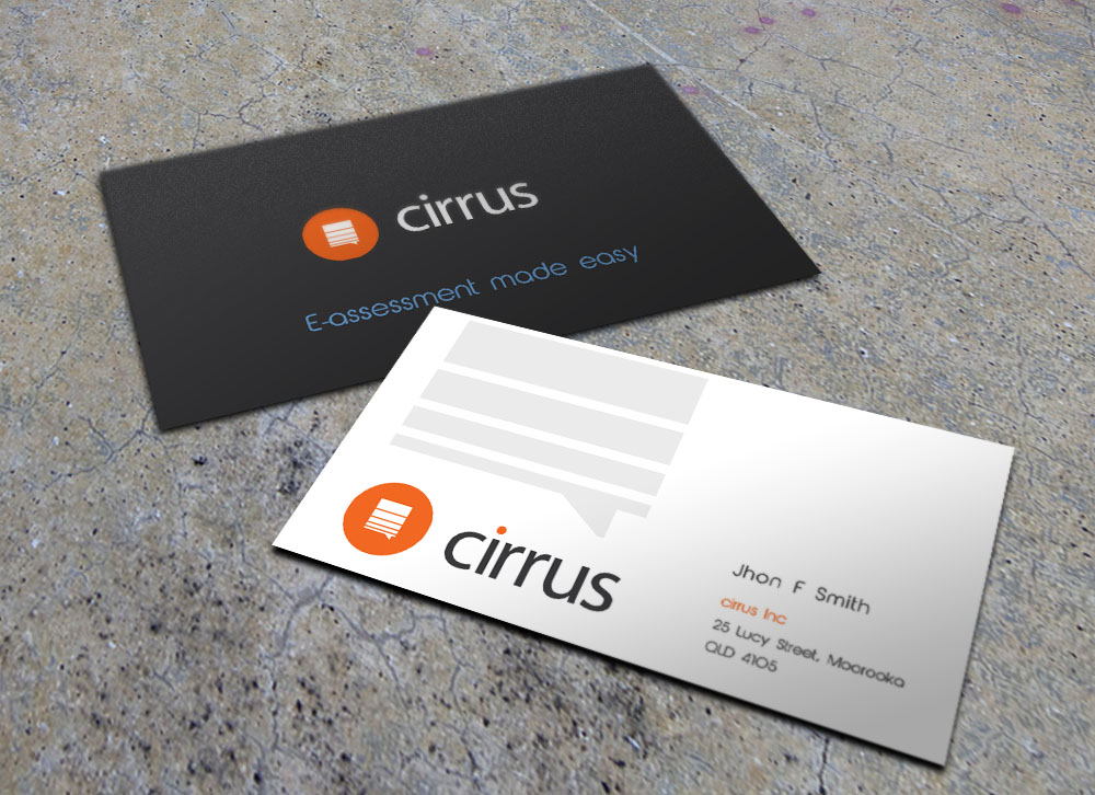 Visitenkarten-Design von Eggo May P für Cirrus BV | Design #3194279