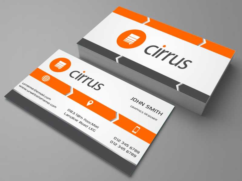 Bold, Traditional, Business Business Card Design for Cirrus BV by ...