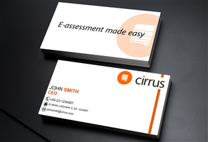 Business Card Design by rockinb4 for Cirrus BV | Design #3195544