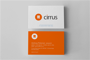Business Card Design by HYPdesign for Cirrus BV | Design: #3196787
