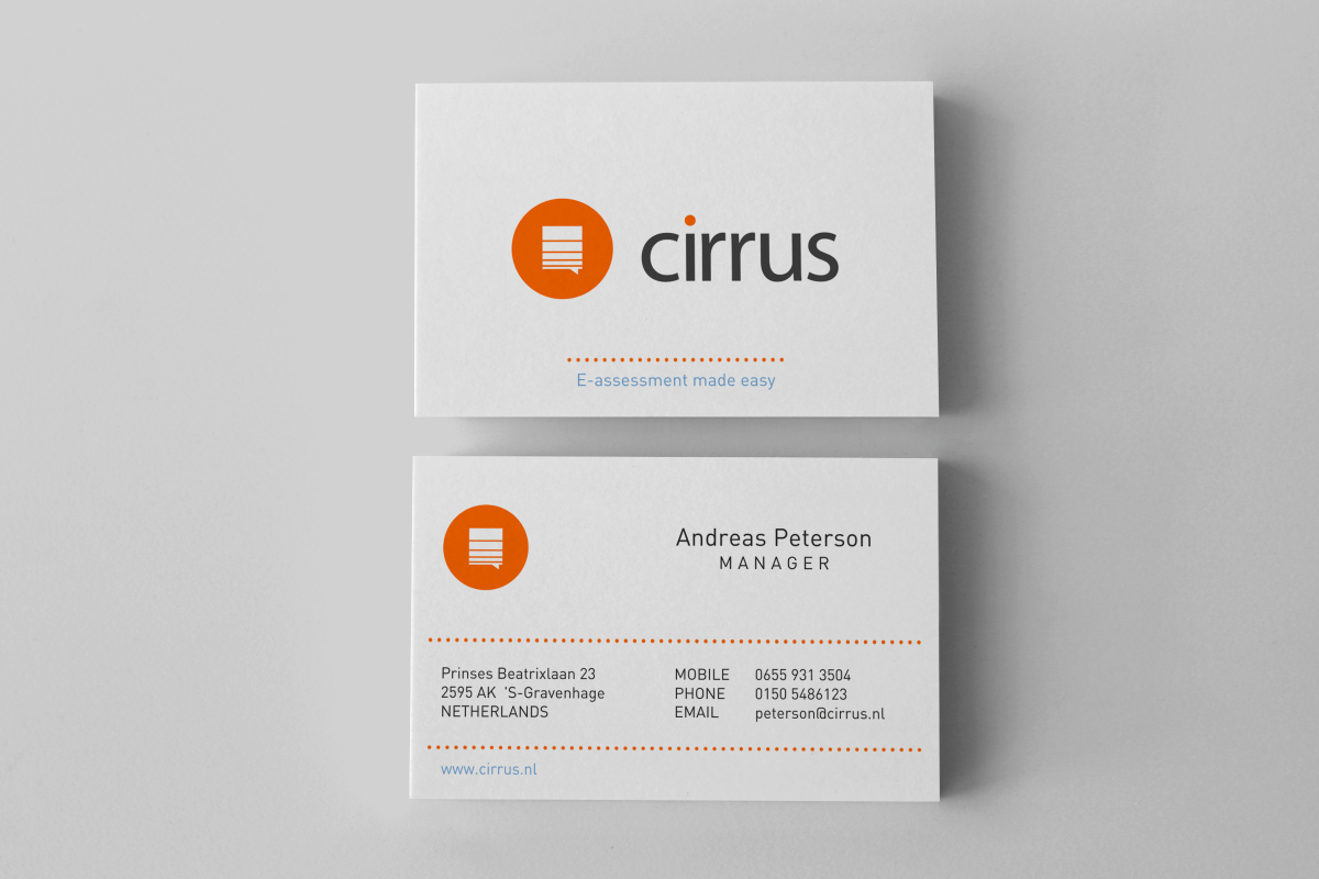 Business Card Design by HYPdesign for Cirrus BV | Design #3196794