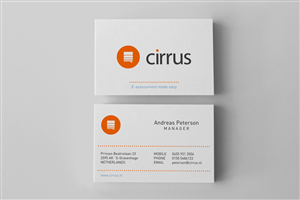 Business Card Design by HYPdesign for Cirrus BV | Design: #3196794
