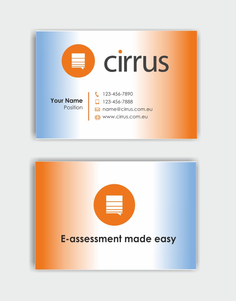 Business Card Design by IneseRo for Cirrus BV | Design #3195274