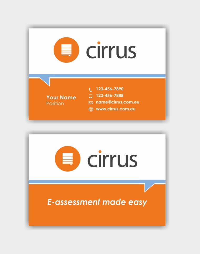 Business Card Design by IneseRo for Cirrus BV | Design #3195282