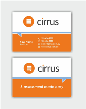 Business Card Design by IneseRo for Cirrus BV | Design #3195282