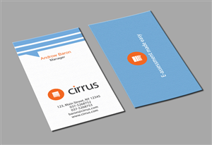 Visitenkarten-Design von Emaar Creations für Cirrus BV | Design: #3235845
