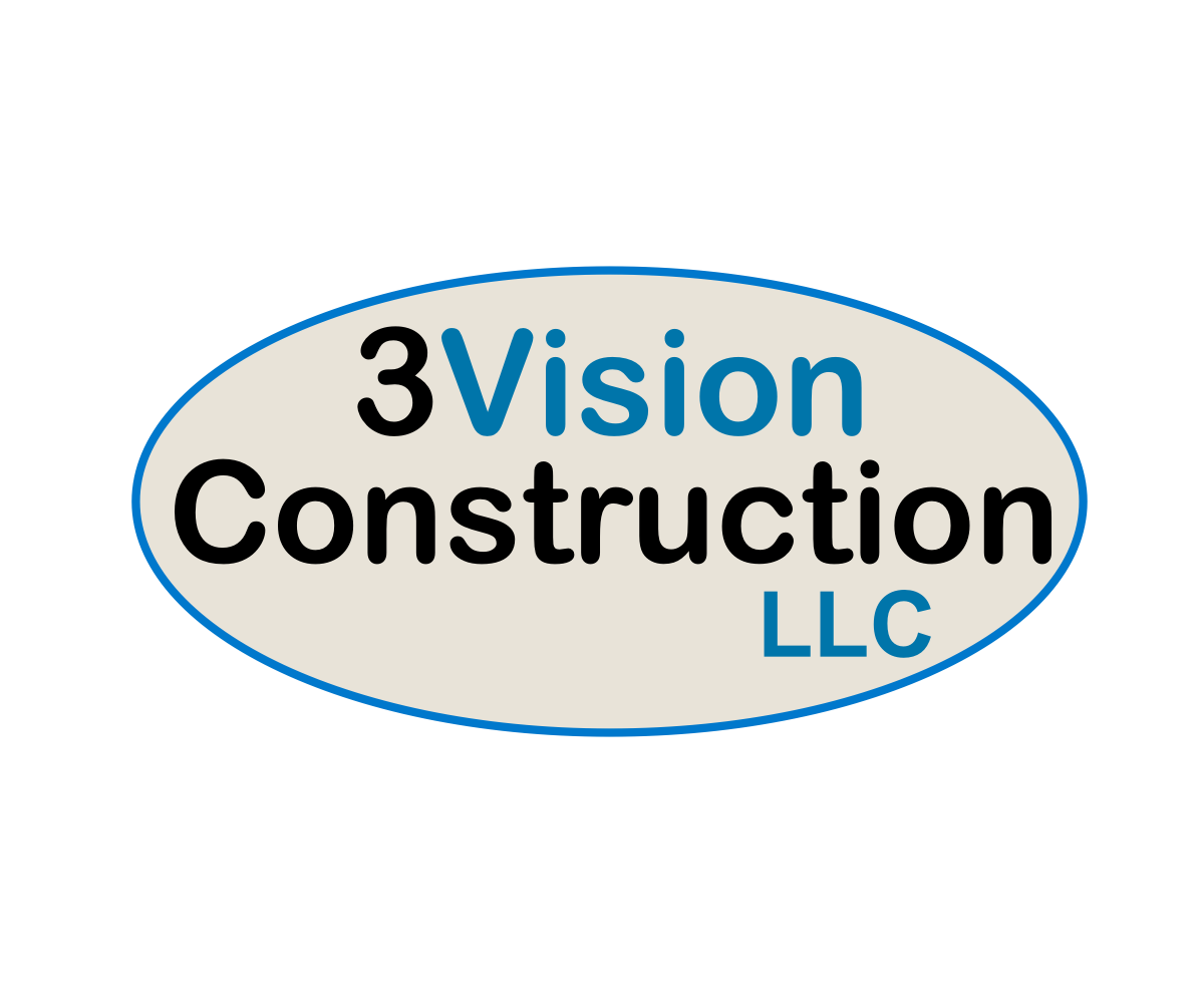 Logo Design by Pritman for 3 Vision Construction LLC | Design #3212346