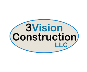 Logo Design by Pritman for 3 Vision Construction LLC | Design #3212346
