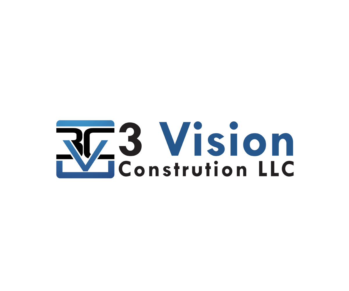 Logo Design by eddy for 3 Vision Construction LLC | Design #3204414