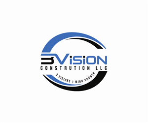 Logo Design by Niko Dola for 3 Vision Construction LLC | Design: #3197788