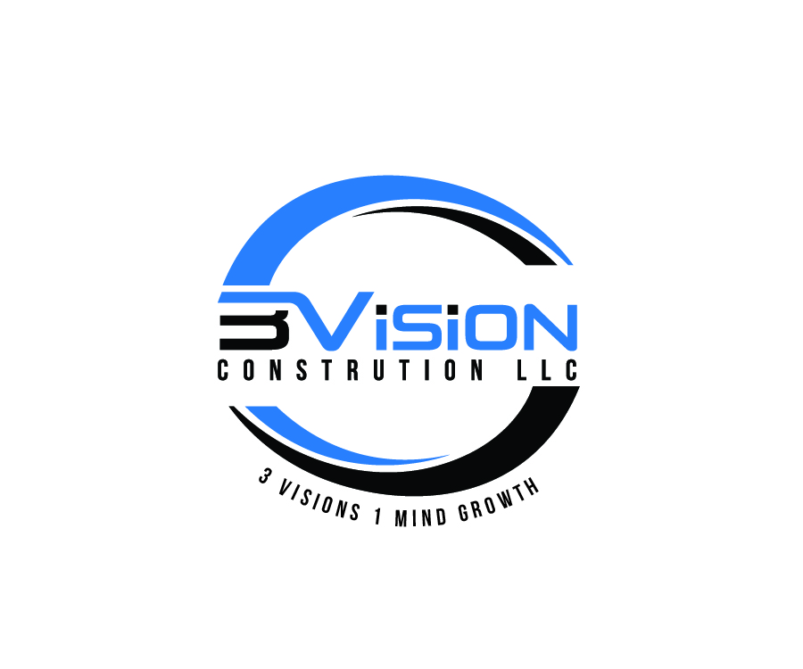 Logo Design by Niko Dola for 3 Vision Construction LLC | Design #3197798