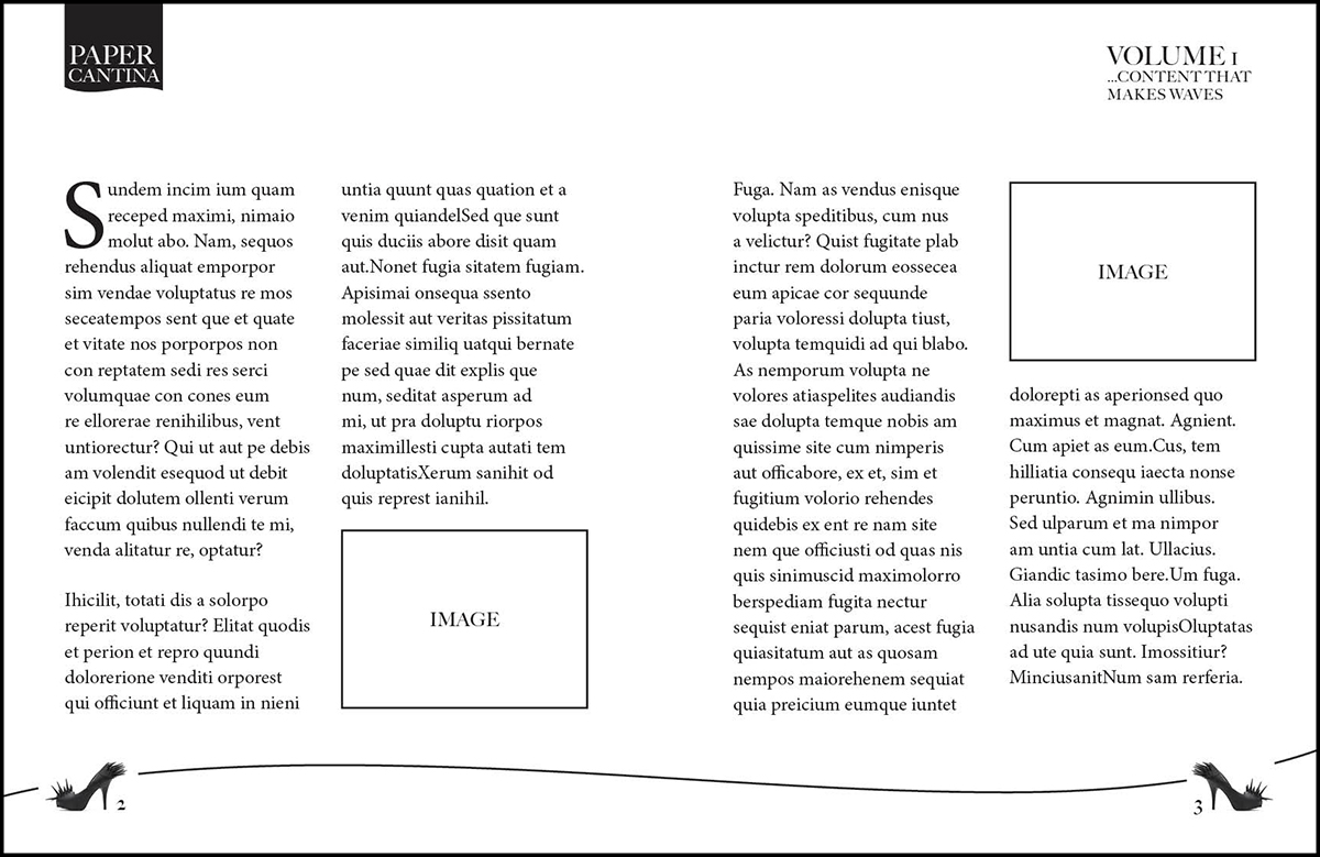 Magazine Design by DesignFive for Eve-Volution Enterprises | Design #3228919