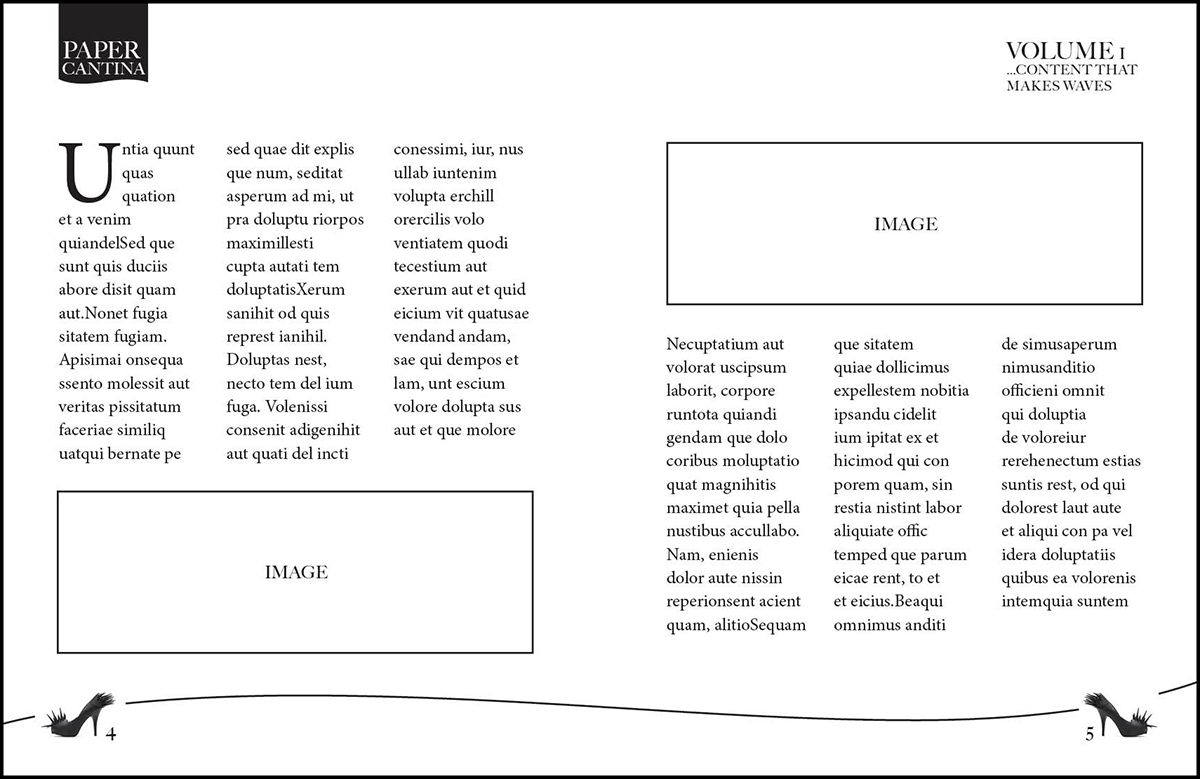 Magazine Design by DesignFive for Eve-Volution Enterprises | Design #3228922