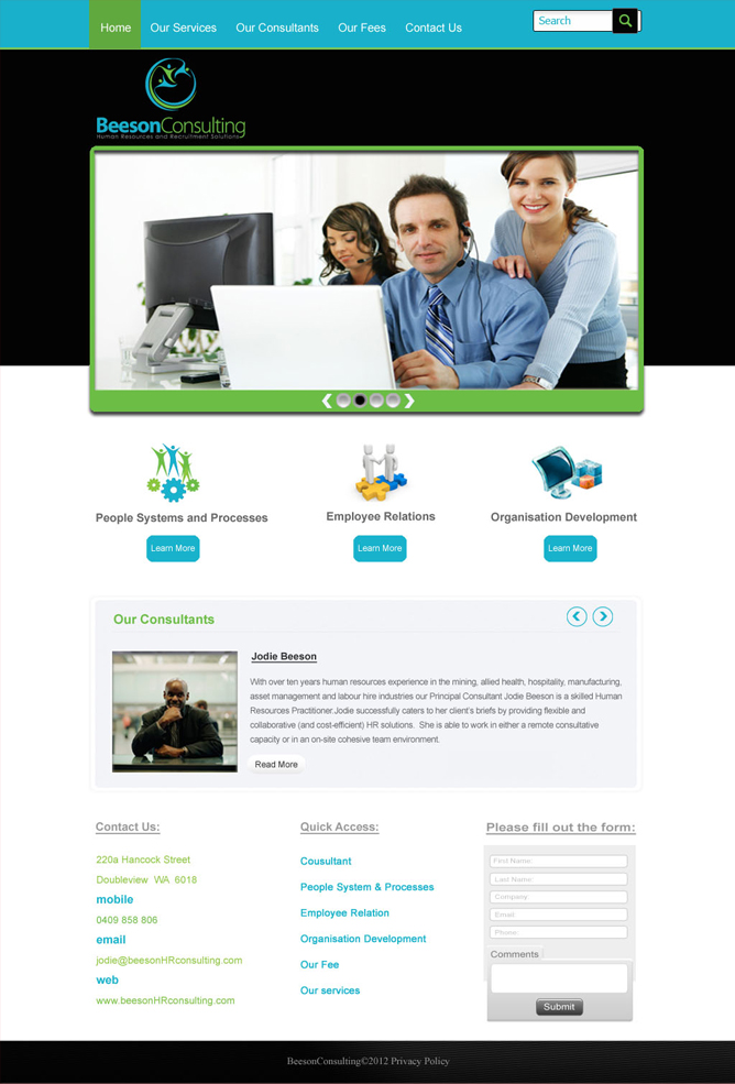 Diseño Web por Desire Design Solutions para este proyecto | Diseño #781573