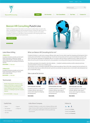 Web Design by pb for this project | Design: #781089