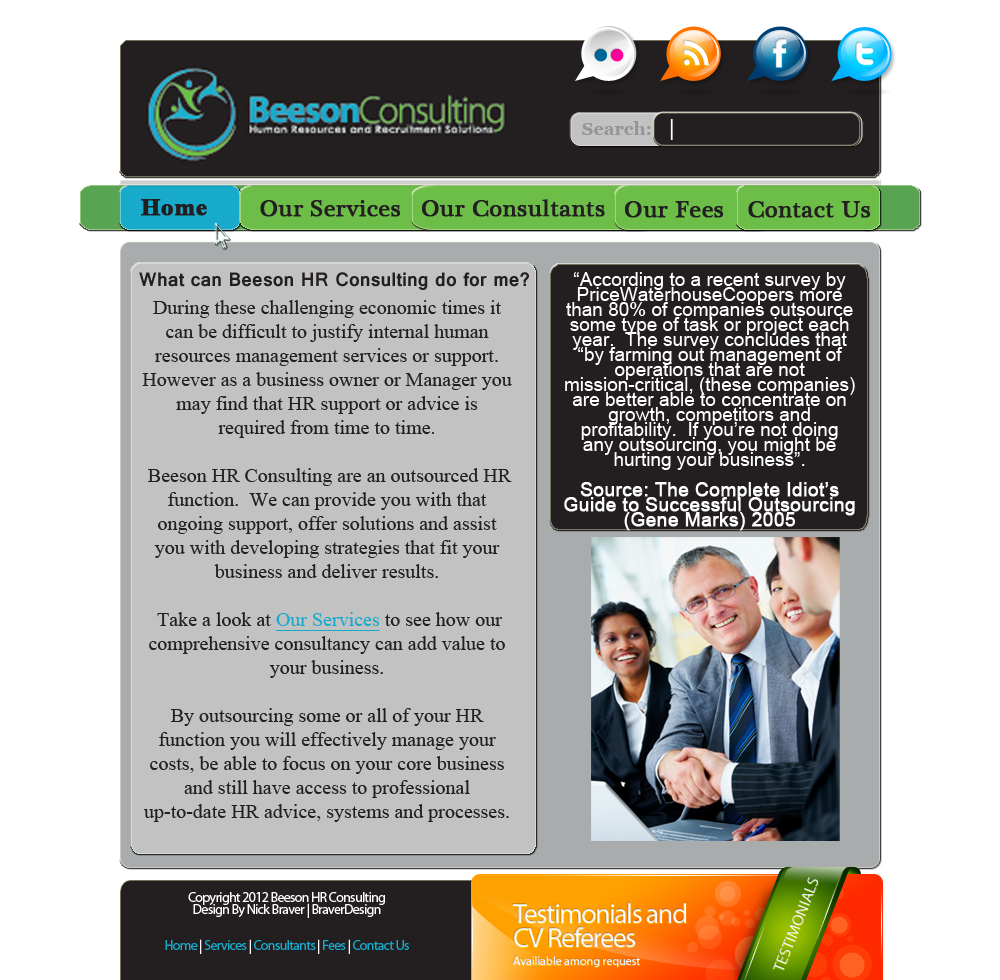 Web Design by BraverDesign for this project | Design #784684
