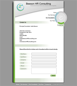 Web Design by Diana Maneva for this project | Design: #780929