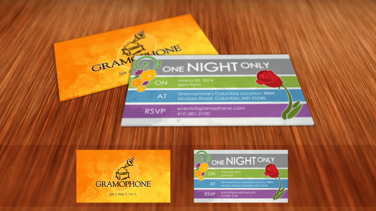 Invitation Design by Tommaso Iacolettig for Gramophone | Design: #3276669
