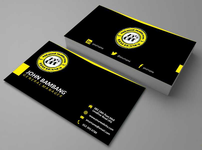 Diseño de Tarjeta de Presentación por AwsomeD para este proyecto | Diseño #3207146