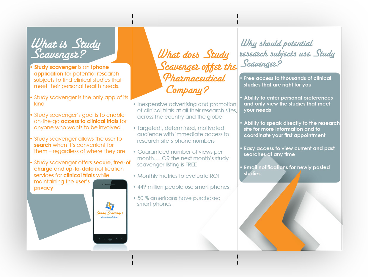 Diseño de Brochure por DAStudioDesigns para este proyecto | Diseño #794664