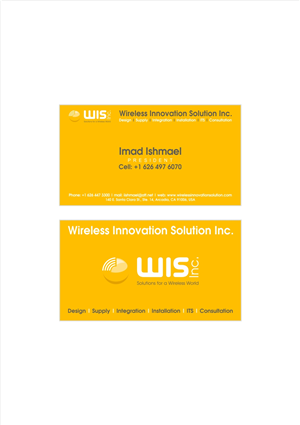 Logo-Design von Matei Sergiu für Wireless Innovation Solutions Inc. | Design: #3309740
