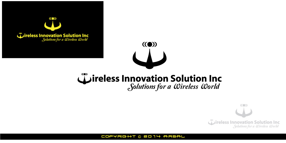 Logo Design by ARSLAN YASEEN ABBASI for Wireless Innovation Solutions Inc. | Design #3255933