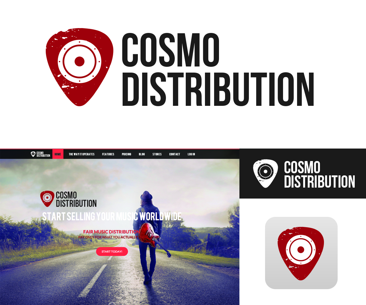 Logo Design by Tom_Watson for Cosmo Media d.o.o. VAT ID: SI19178808 | Design #3207615