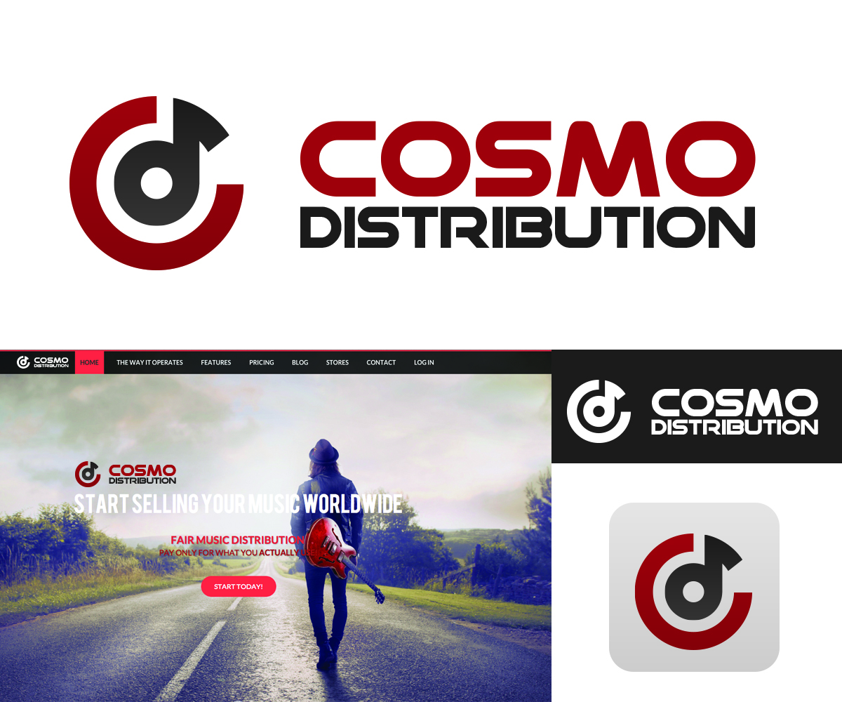 Logo-Design von Tom_Watson für Cosmo Media d.o.o. VAT ID: SI19178808 | Design #3213679