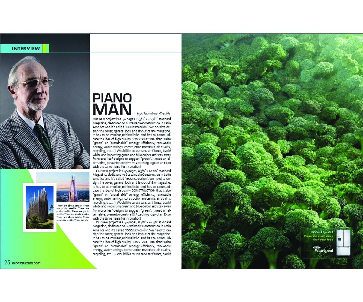 Magazine Design by JessicaRabbit8 for Green Exchange Panama | Design #3257519