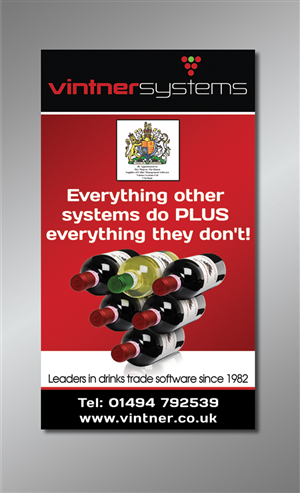 Small ad. for Vintner Systems | Advertisement Design by Rozita