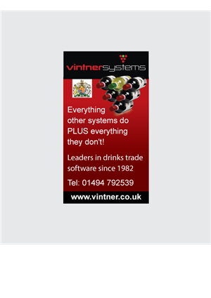 Small ad. for Vintner Systems | Advertisement Design by Nomad Designs