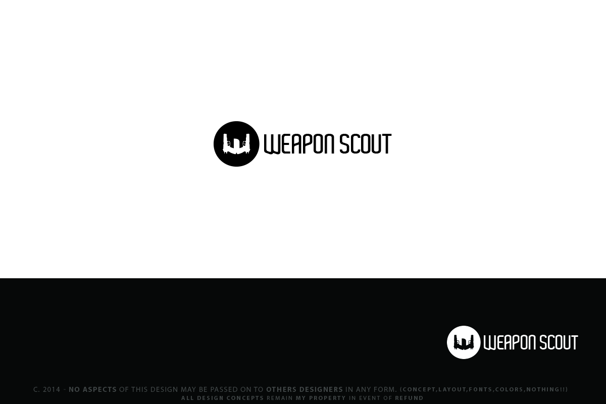 Diseño de Logo por Senseless para Weapon Scout | Diseño #3198201
