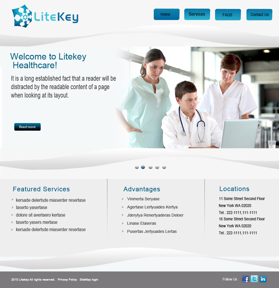 Web Design by OM for this project | Design #788334