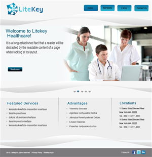 LiteKey Landing Web Page | Web Design by OM
