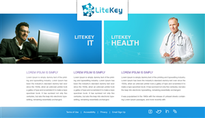 LiteKey Landing Web Page | Diseño Web por krishnan