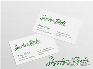 Diseño de Tarjeta de Presentación por diRtY.EMM para Shoots to Roots Nursery  | Diseño: #3208260