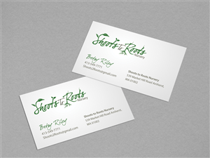 Diseño de Tarjeta de Presentación por diRtY.EMM para Shoots to Roots Nursery  | Diseño: #3220884
