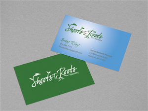 Diseño de Tarjeta de Presentación por diRtY.EMM para Shoots to Roots Nursery  | Diseño: #3234468