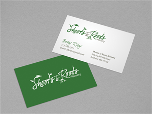 Diseño de Tarjeta de Presentación por diRtY.EMM para Shoots to Roots Nursery  | Diseño: #3234471