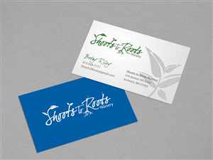 Diseño de Tarjeta de Presentación por diRtY.EMM para Shoots to Roots Nursery  | Diseño: #3265153