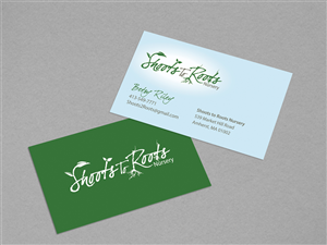 Diseño de Tarjeta de Presentación por diRtY.EMM para Shoots to Roots Nursery  | Diseño: #3274568
