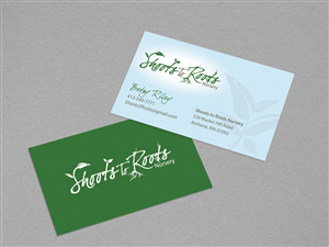 Diseño de Tarjeta de Presentación por diRtY.EMM para Shoots to Roots Nursery  | Diseño: #3274569
