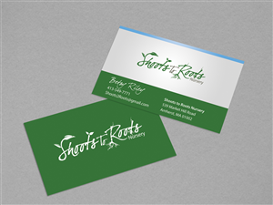 Diseño de Tarjeta de Presentación por diRtY.EMM para Shoots to Roots Nursery  | Diseño: #3362911