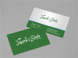 Diseño de Tarjeta de Presentación por diRtY.EMM para Shoots to Roots Nursery  | Diseño: #3506151