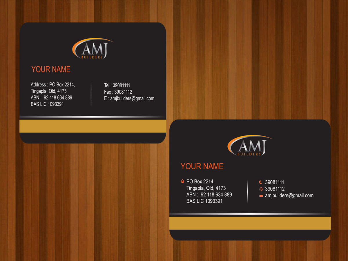 Business Card Design by Sarmishtha Chattopadhyay_loginchange for this project | Design #789995