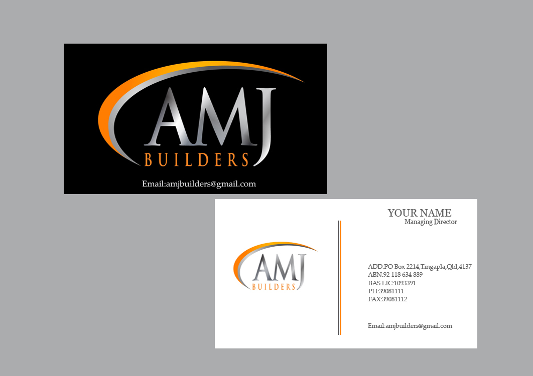 Business Card Design by Mahnoor for this project | Design #788668