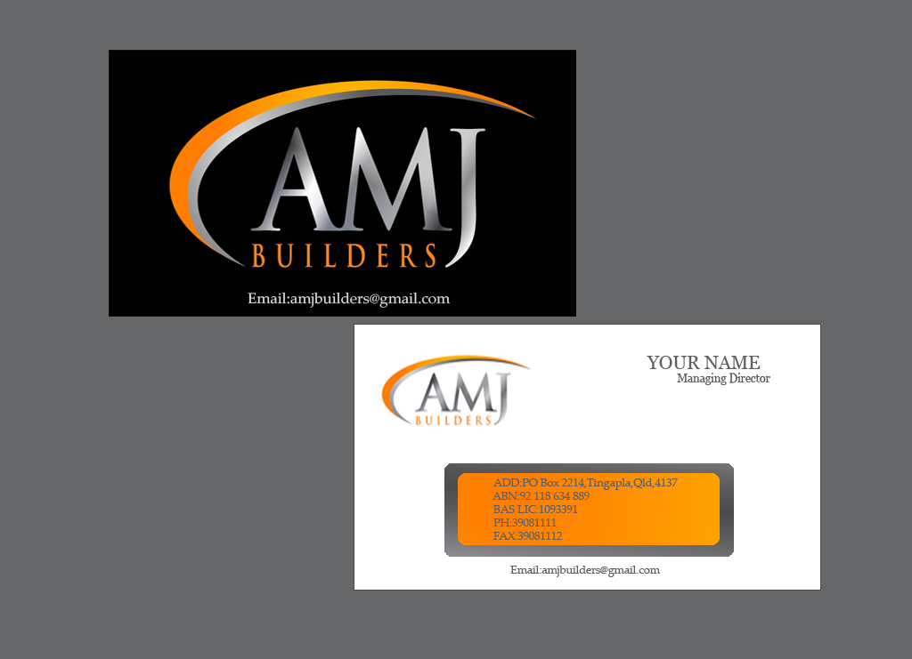 Business Card Design by Mahnoor for this project | Design #788670